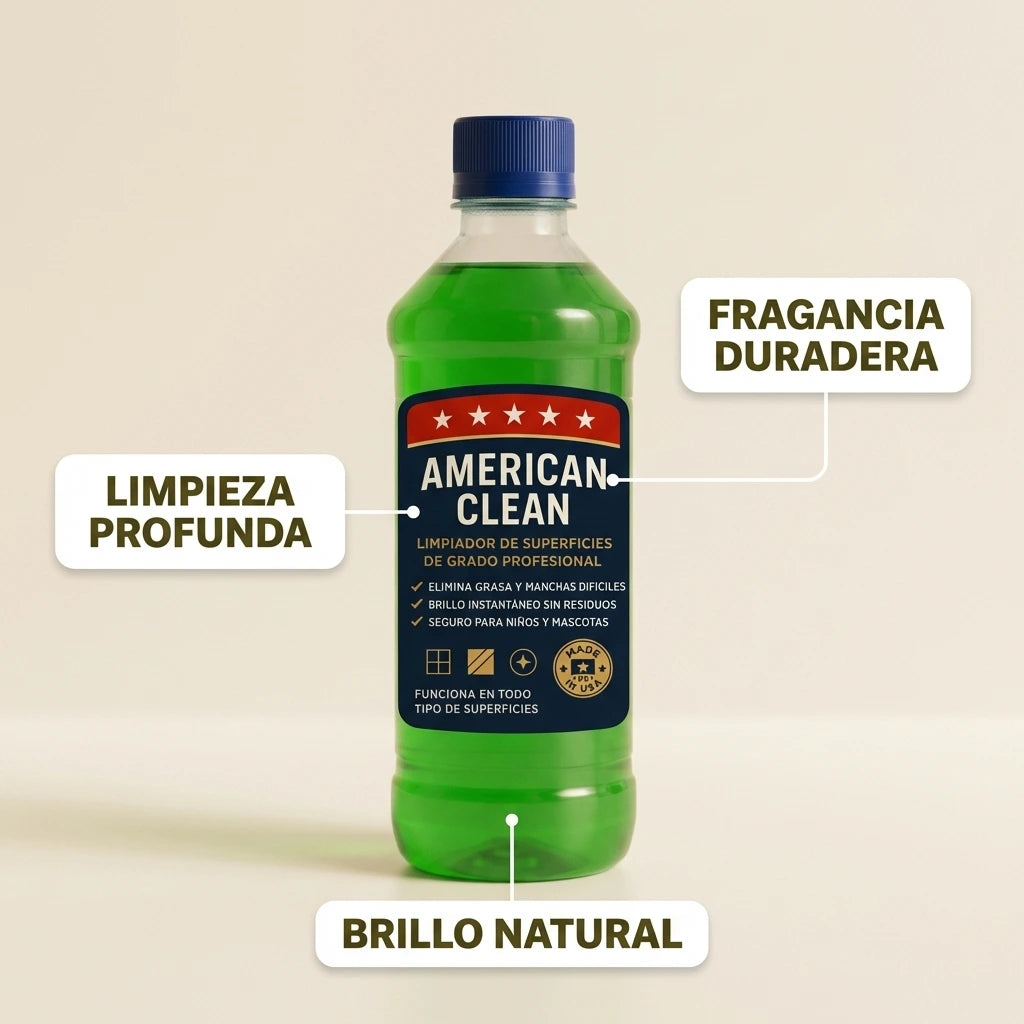 Pack 3 American Clean | El Limpiador que SÍ Elimina la Suciedad Difícil