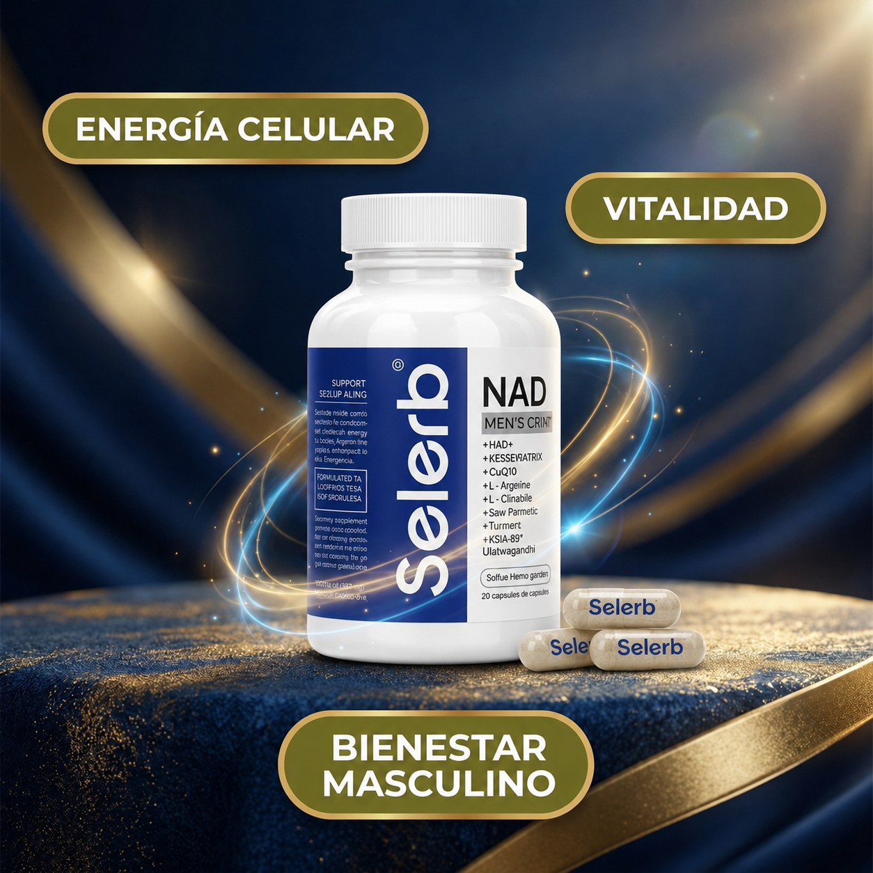 NAD+ Selerb Booster – Energía Y Vitalidad Masculina