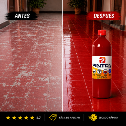 Cera Pinton para Pisos – Revive el Color y el Brillo