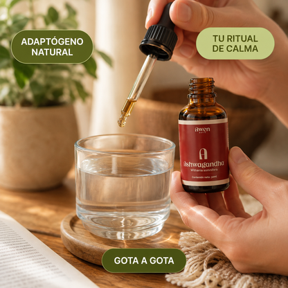 Ashwagandha en Gotas – Tu Calma Gota a Gota
