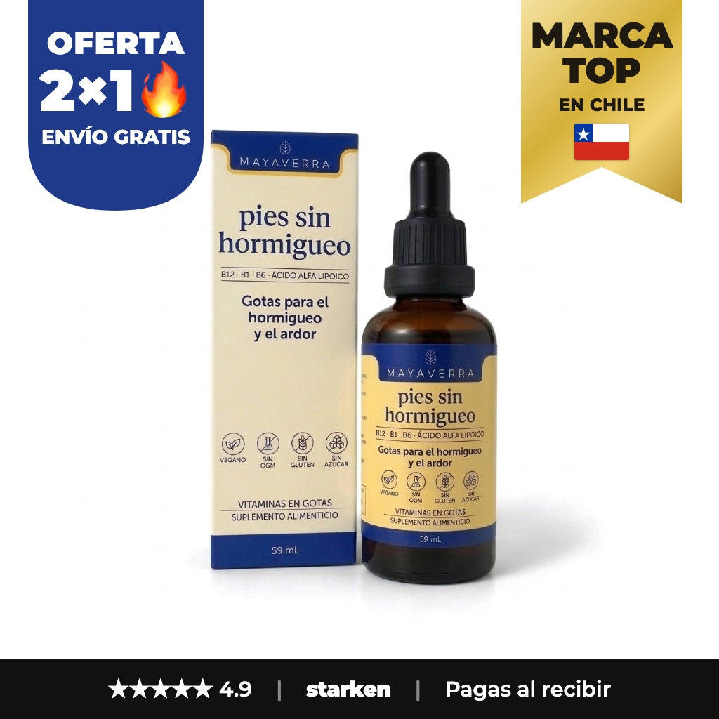 Pies sin Hormigueo MAYAVERRA gotero - Oferta 2x1 envío gratis