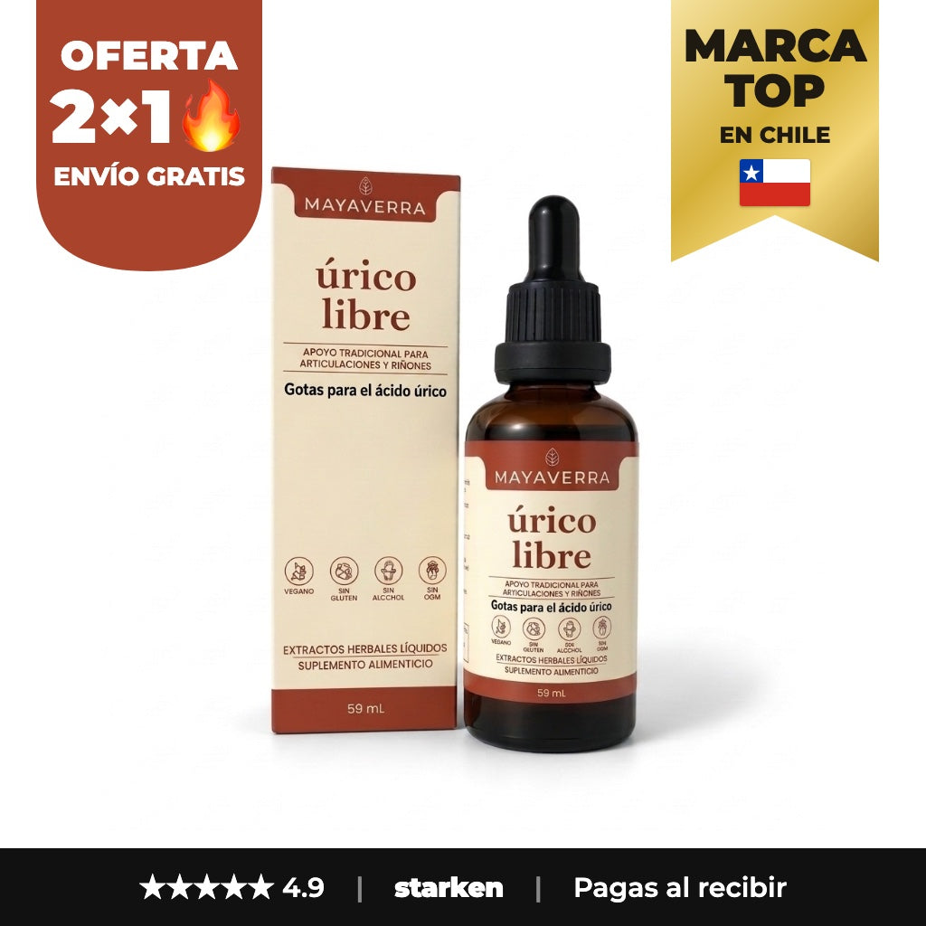 Úrico Libre MAYAVERRA gotero - Oferta 2x1 envío gratis